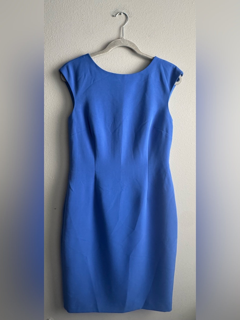 Antonio Melani Cobalt Blue Fitted Pencil Dress Size 10
